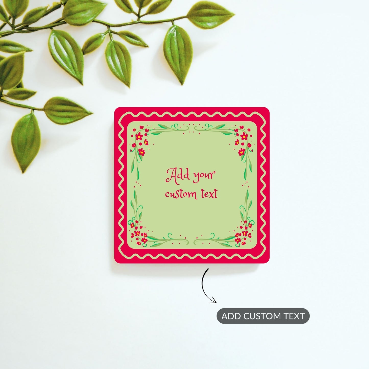 A Message That Lasts - Custom Fridge Magnet