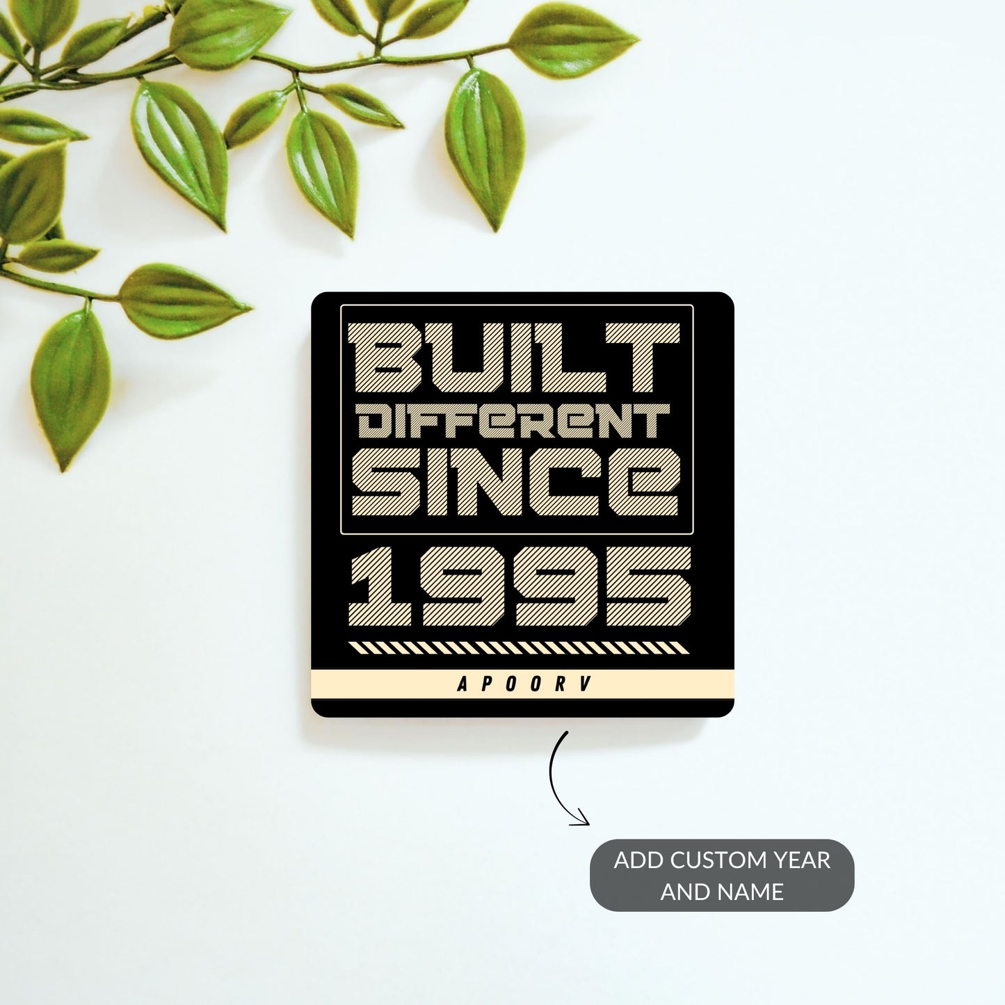 Built Different - Custom Fridge Magnet