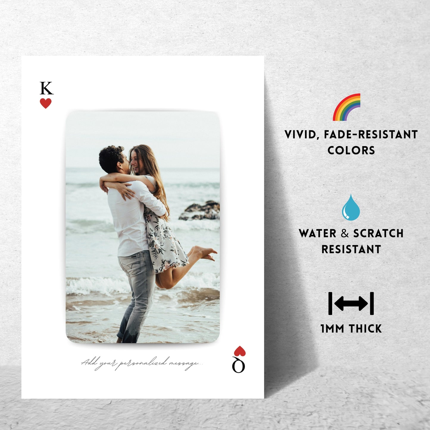 Love in the Cards - Custom Metal Print
