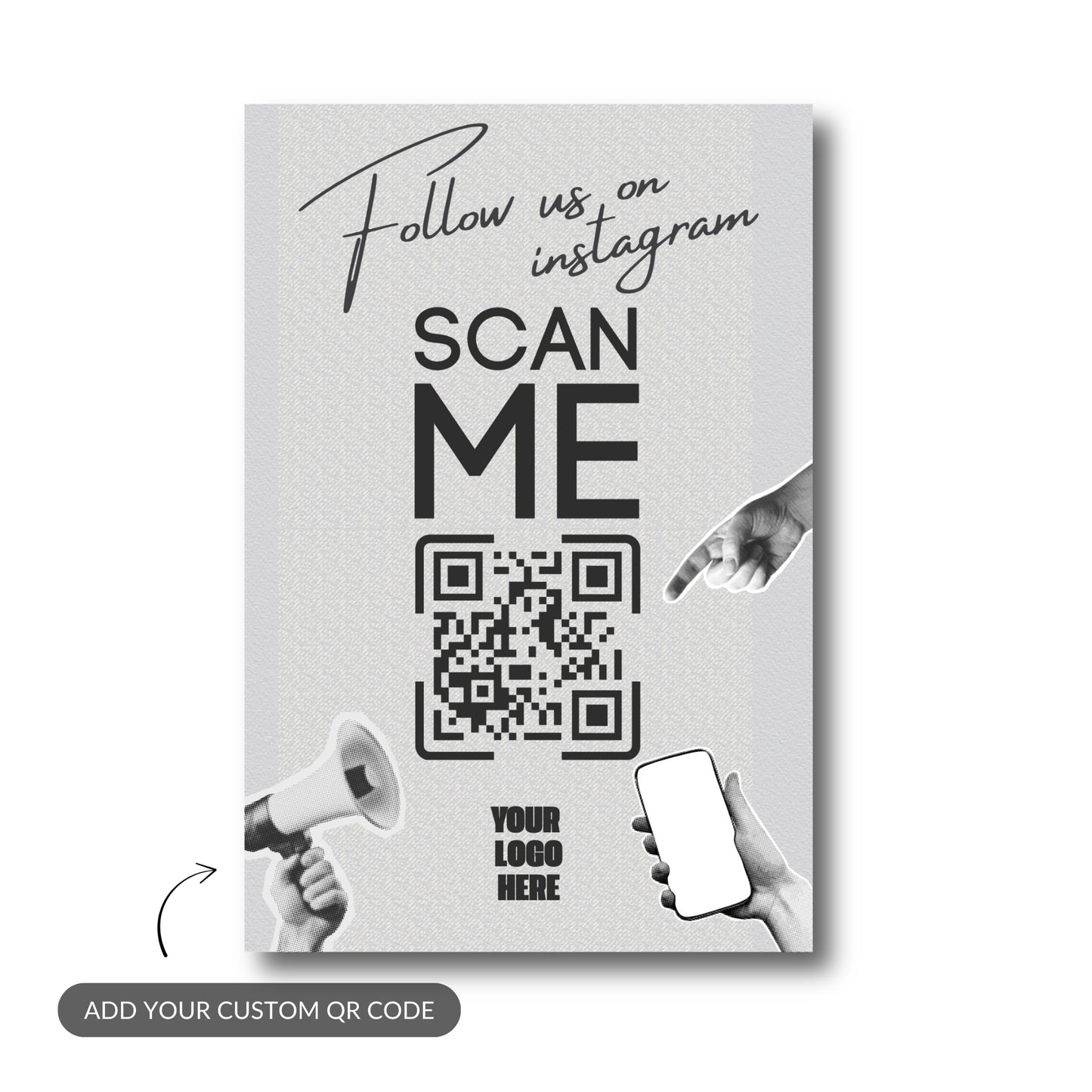 Scan & Connect Duo – Custom QR Metal Print Bundle (Set of 2)