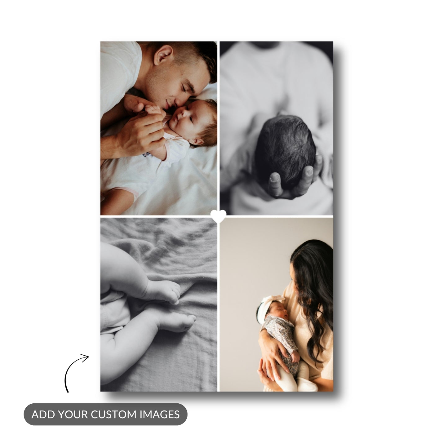 Welcome to the World – Custom Metal Print Bundle (Set of 2)