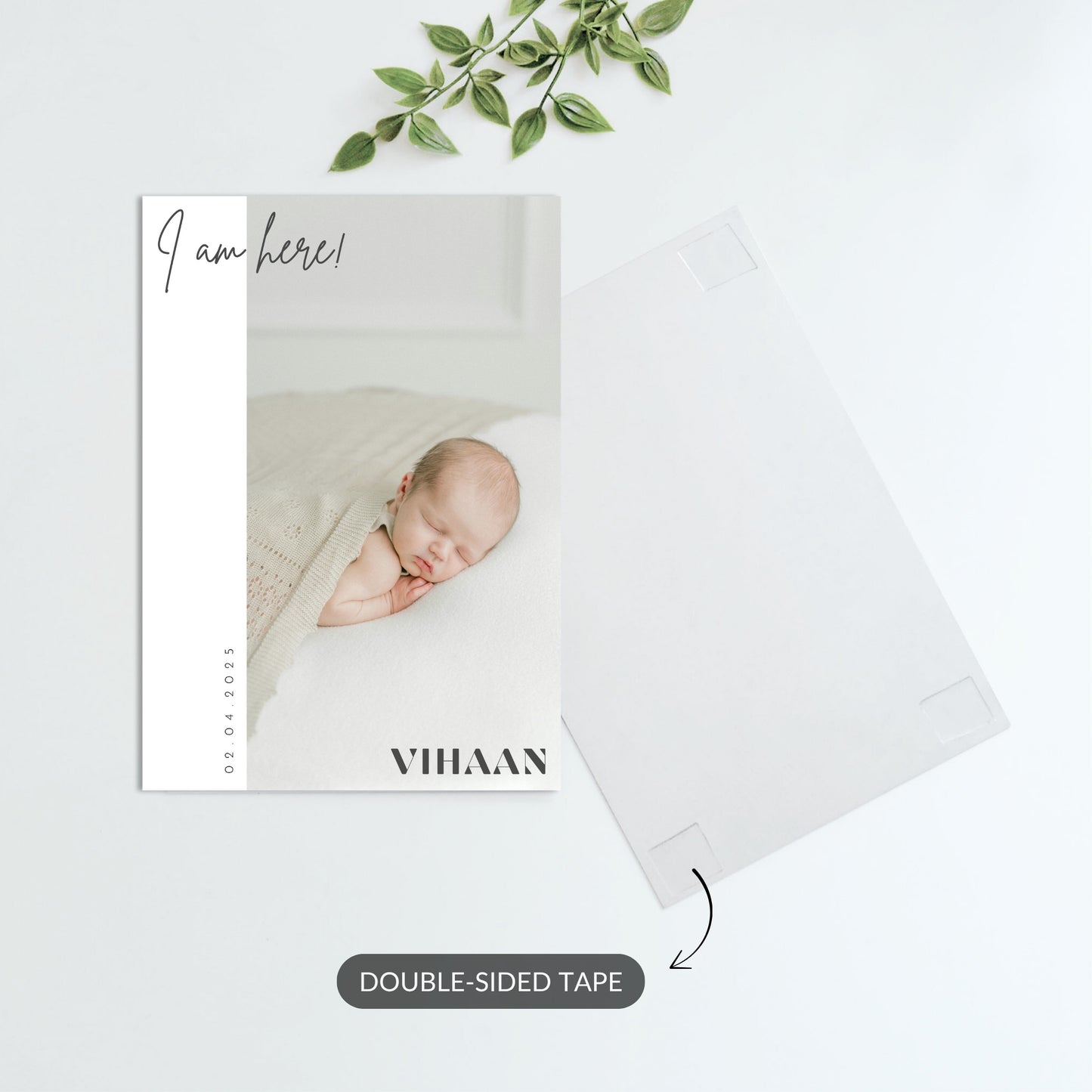 I Am Here – Custom Baby Metal Print