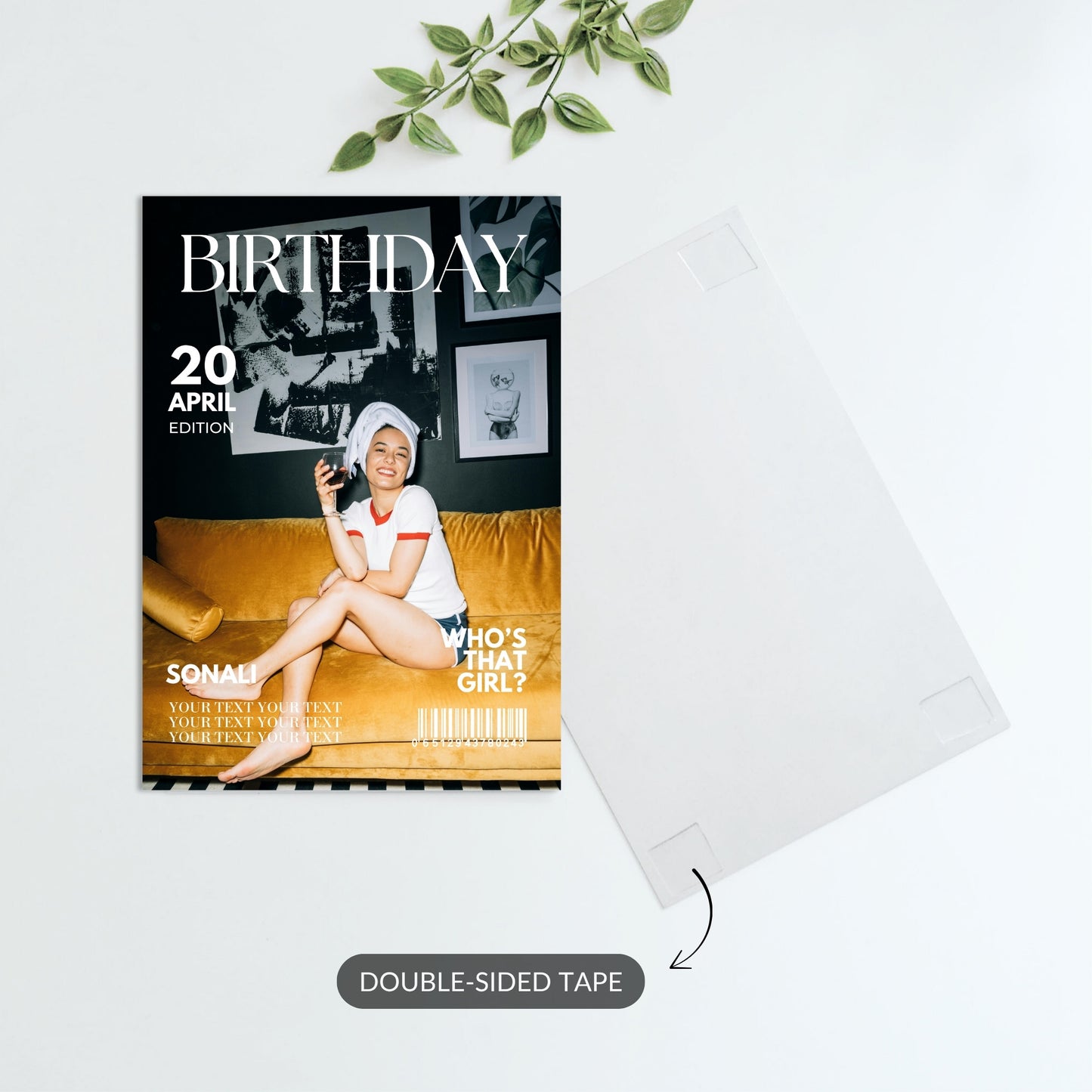 Picture Perfect Birthday – Custom Metal Print Bundle (Set of 2)