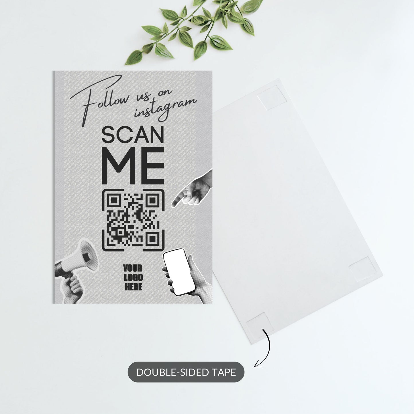 Scan Me – Custom QR Metal Print
