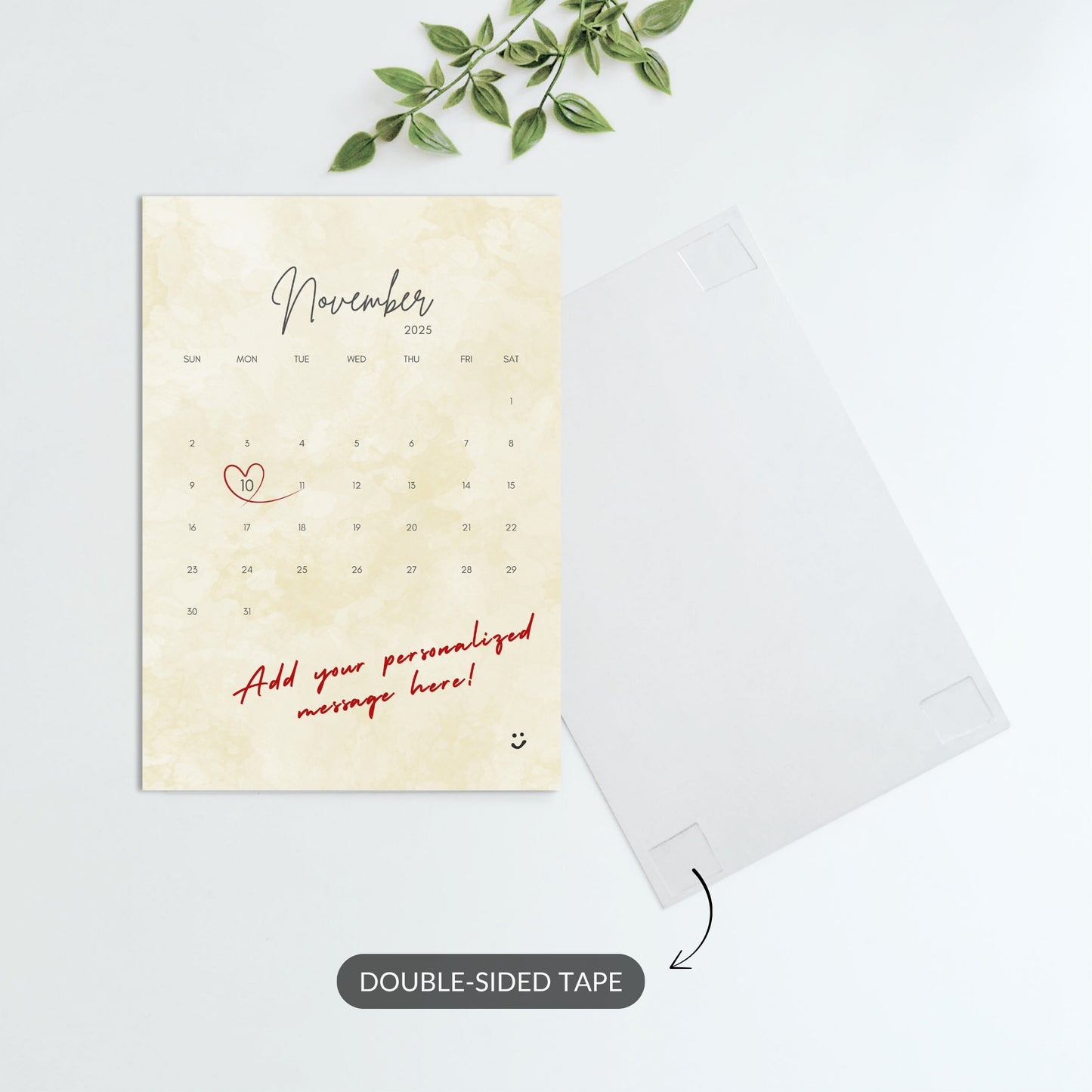 Special Day - Custom Metal Calendar