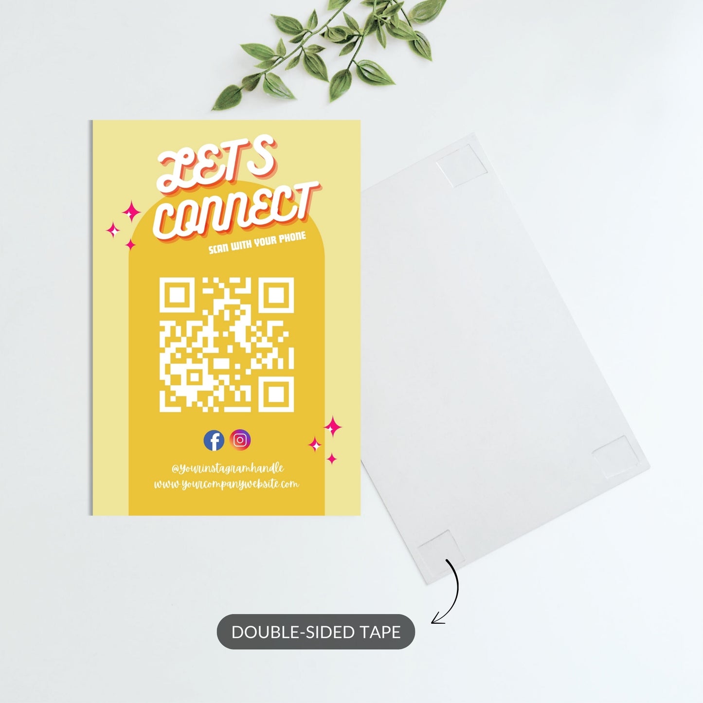 Quirky Business Display – Custom QR Metal Print