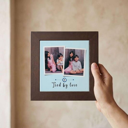 Tied by Love - Custom Framed Ceramic Tile