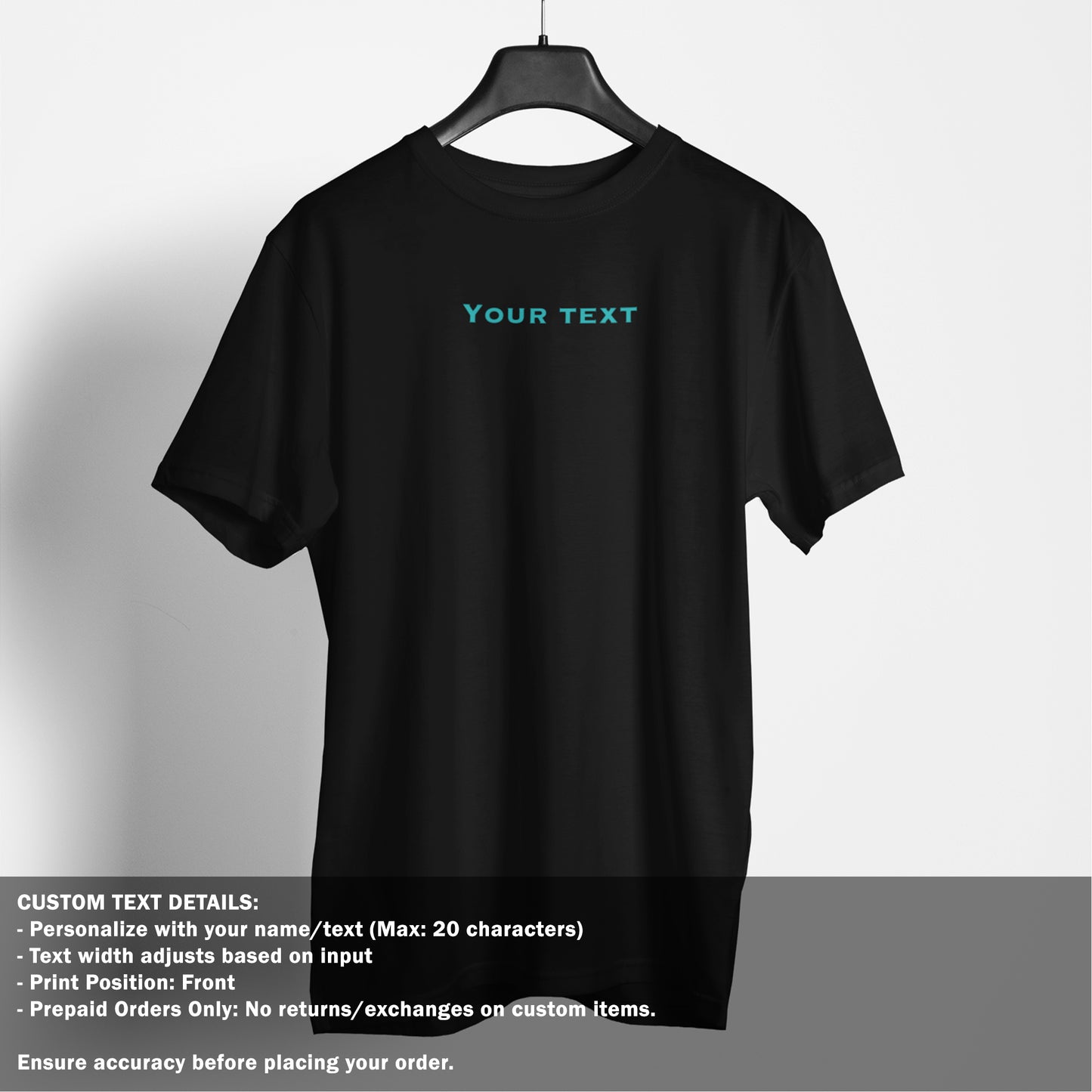 Self Love is not Selfish - Black Back Print T Shirt - Women