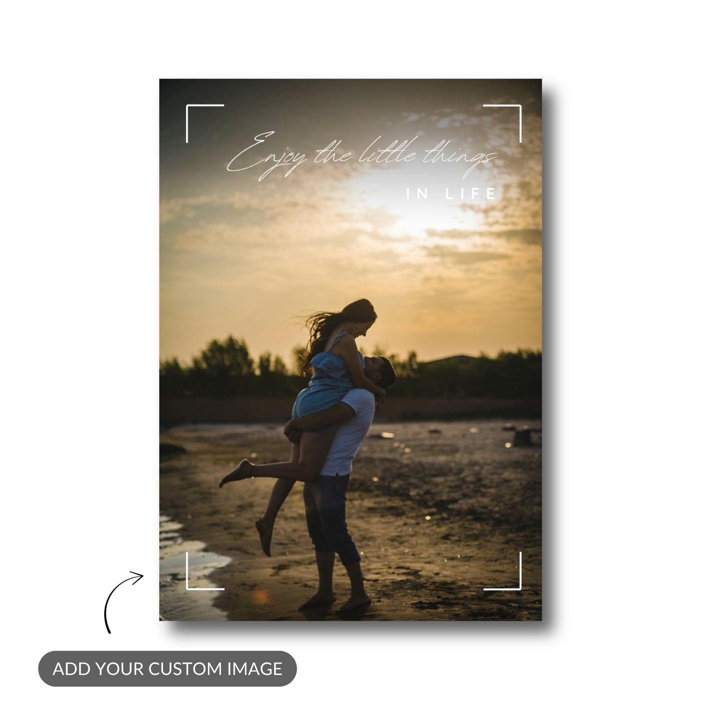 Enjoy the Little Things — Custom Photo Metal Print