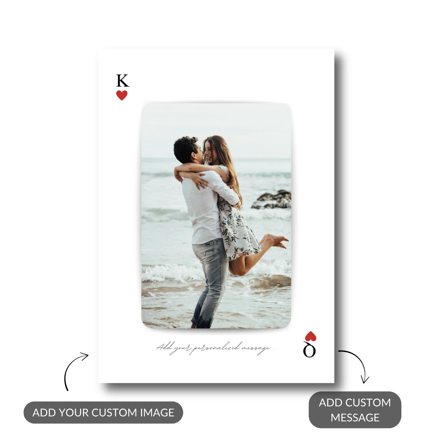 Love in the Cards - Custom Metal Print