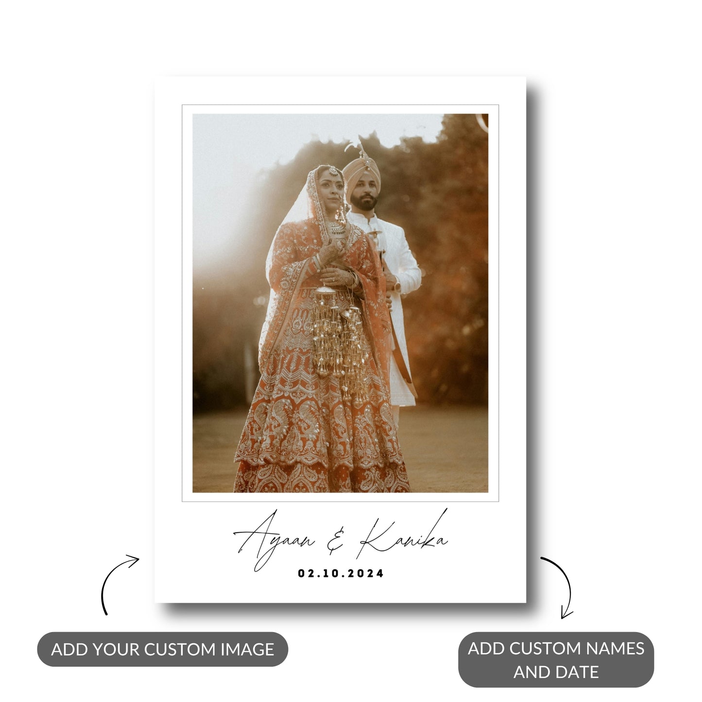From Vows to Forever – Wedding Photo Metal Print Bundle (Set of 2)