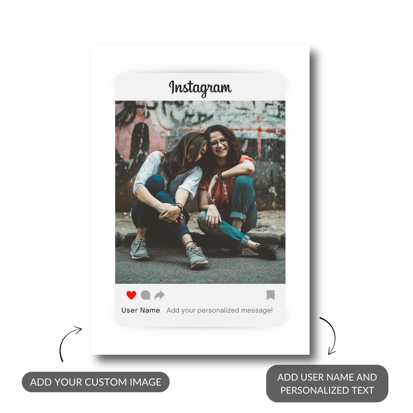 Freeze the Feed – Custom Metal Print