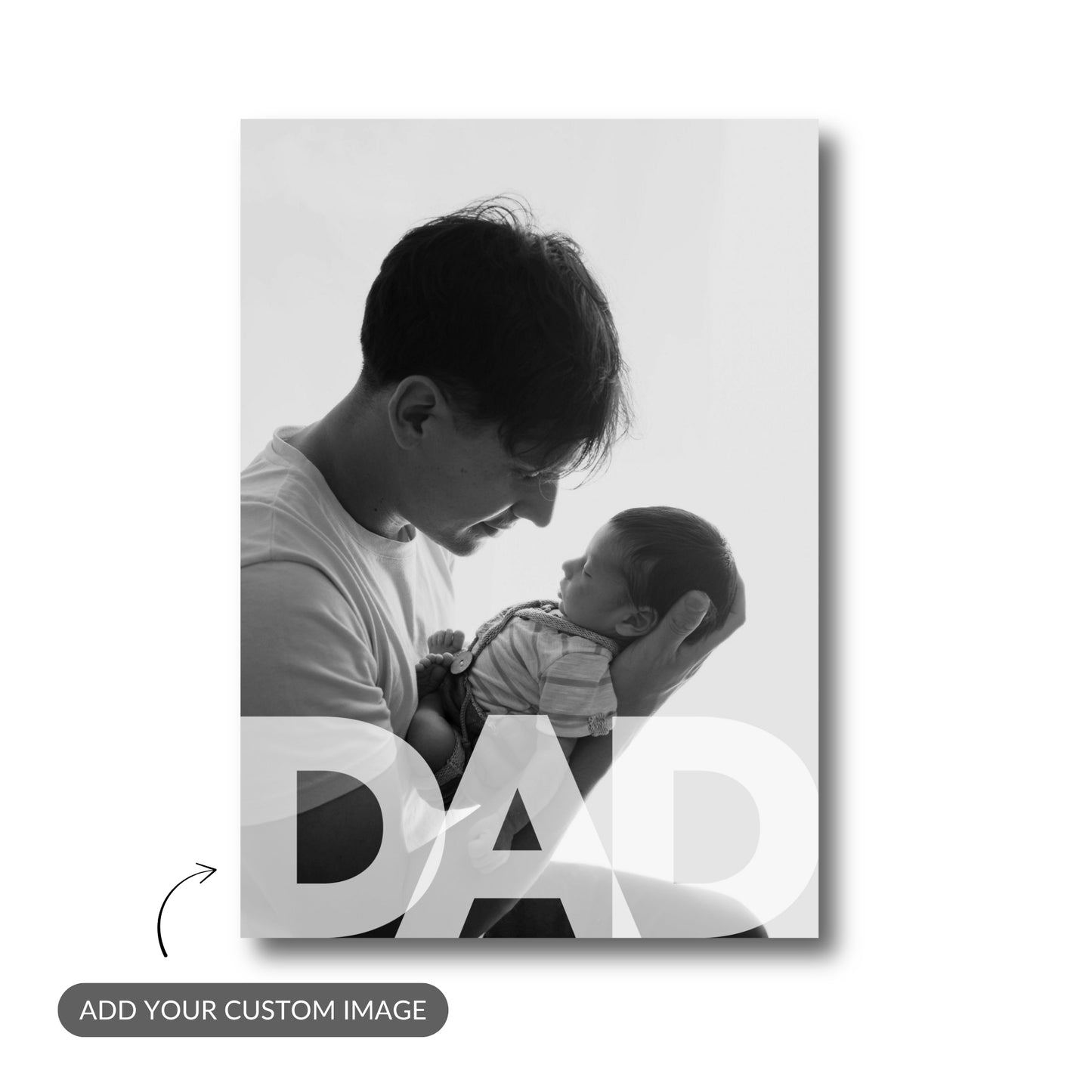 Forever Dad – Custom Photo Metal Print