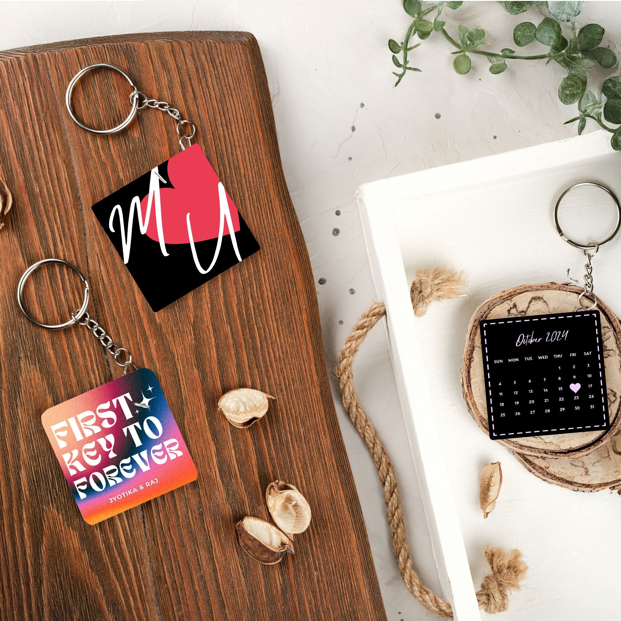 Sentimentas Custom Keychains Personalized Keychains | Customize with Photo/Text – Echoz