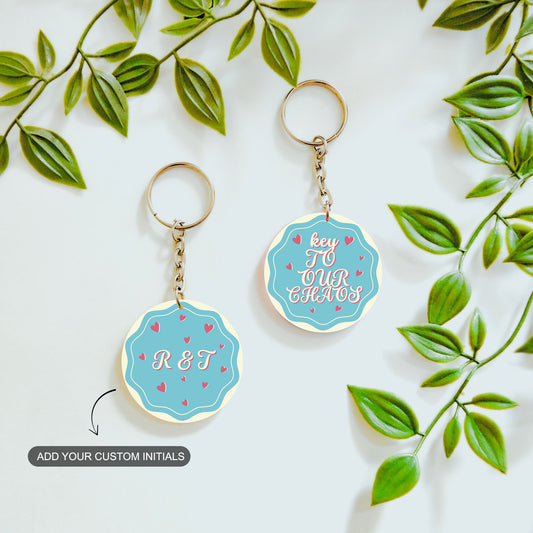 Key to Our Chaos – Custom Acrylic Keychain Bundle (Set of 2)