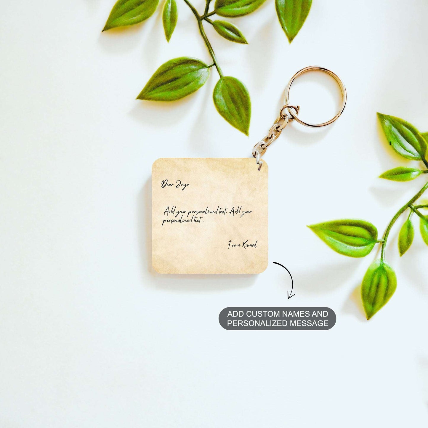 Pocket Letter – Custom Acrylic Keychain