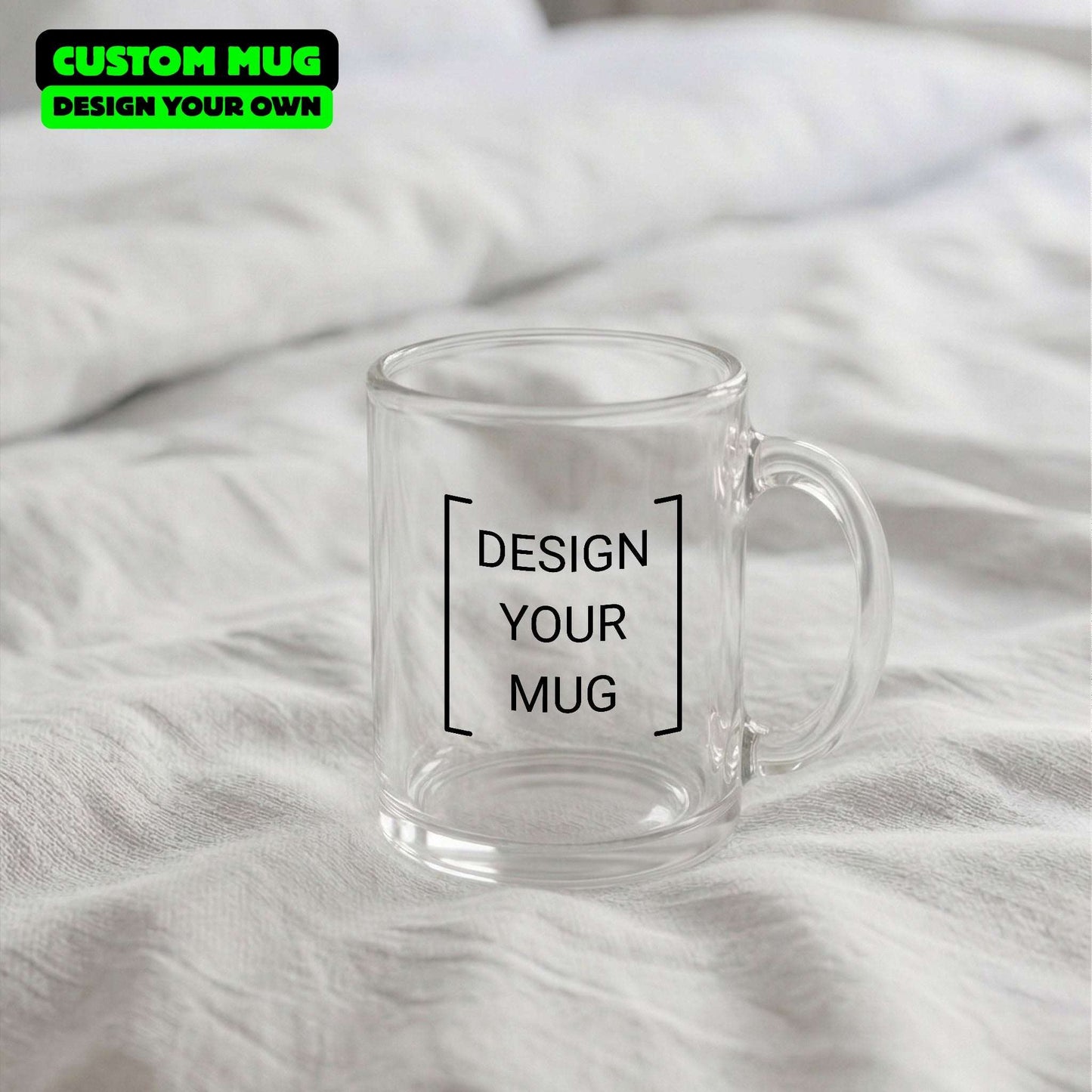 Custom Clear Glass Mug