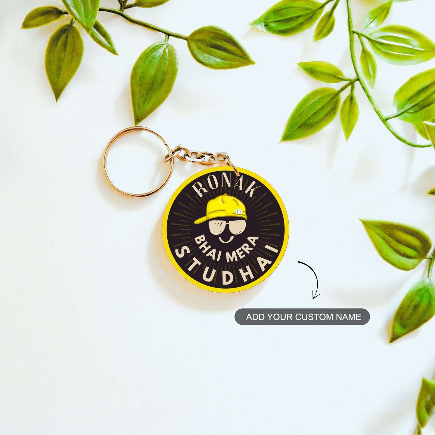 Stud Bhai – Custom Acrylic Keychain