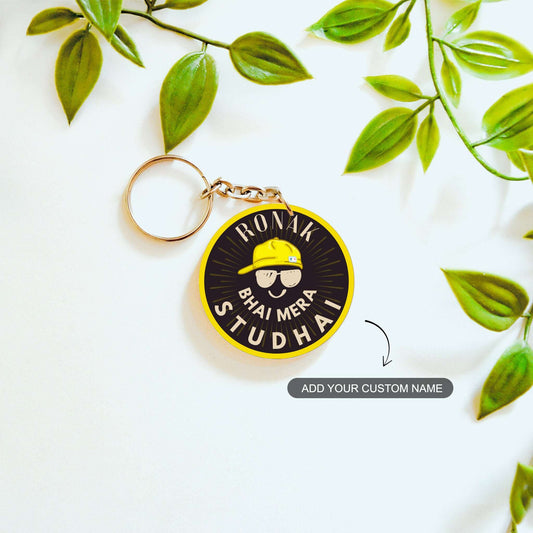 Stud Bhai – Custom Acrylic Keychain