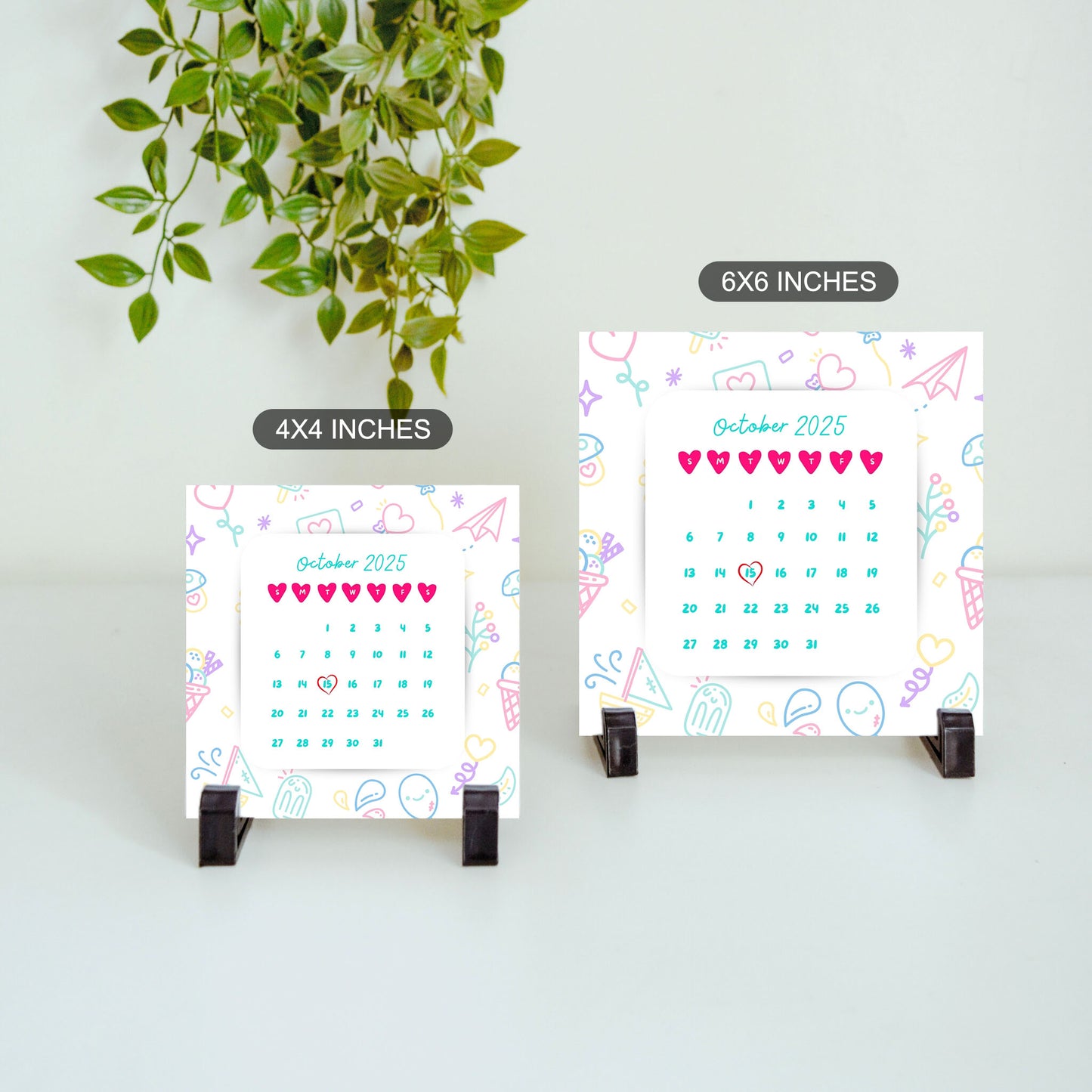 Sweet Beginnings – Custom Calendar Ceramic Tile