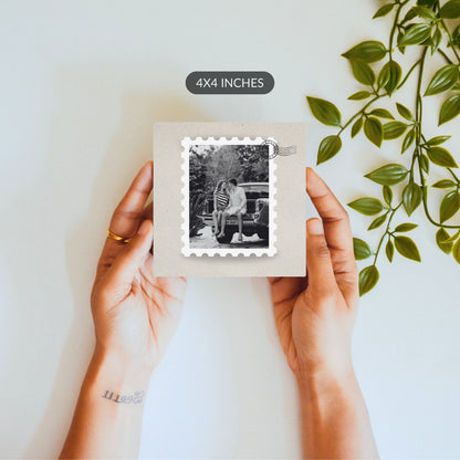 Stamped in Time – Custom Photo Ceramic Tile