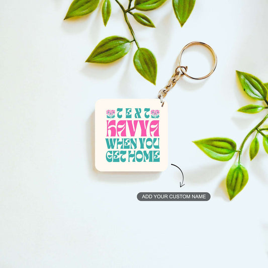 Text Reminder – Custom Acrylic Keychain Bundle (Set of 2)