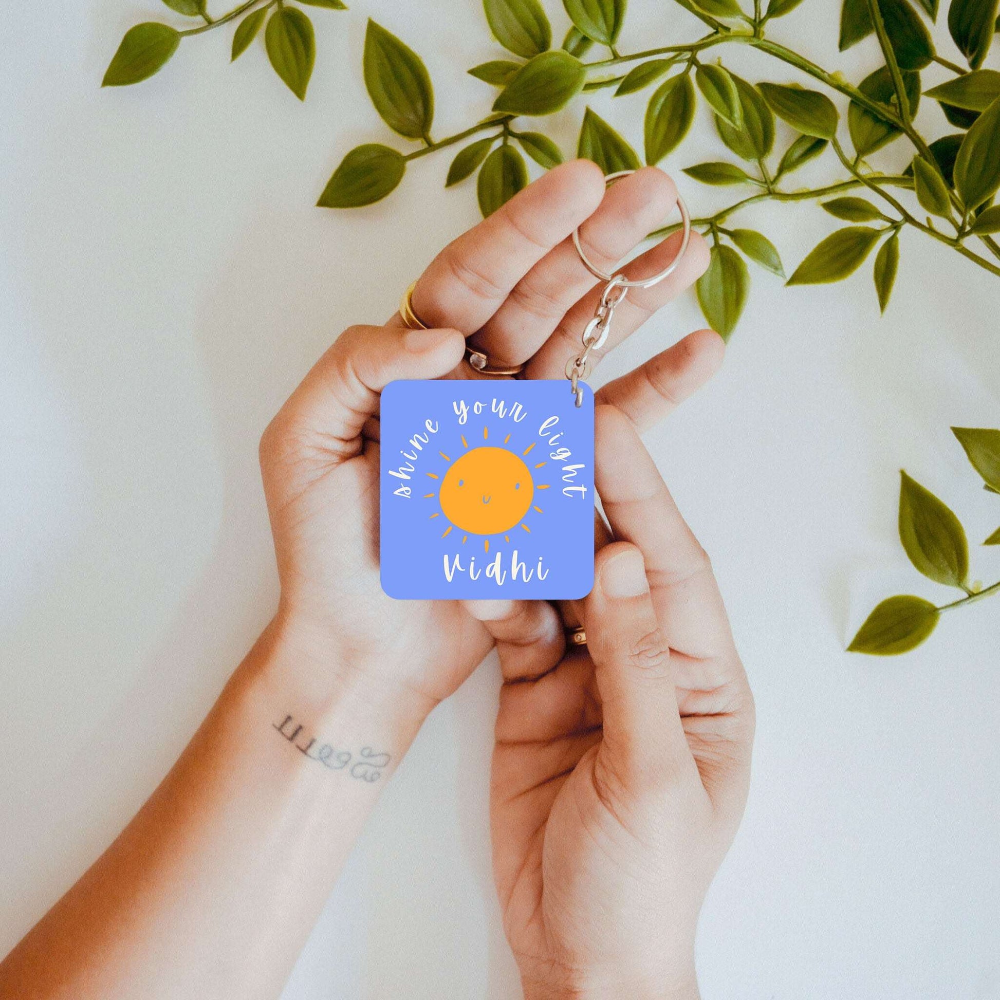 Shine Your Light – Custom Acrylic Keychain