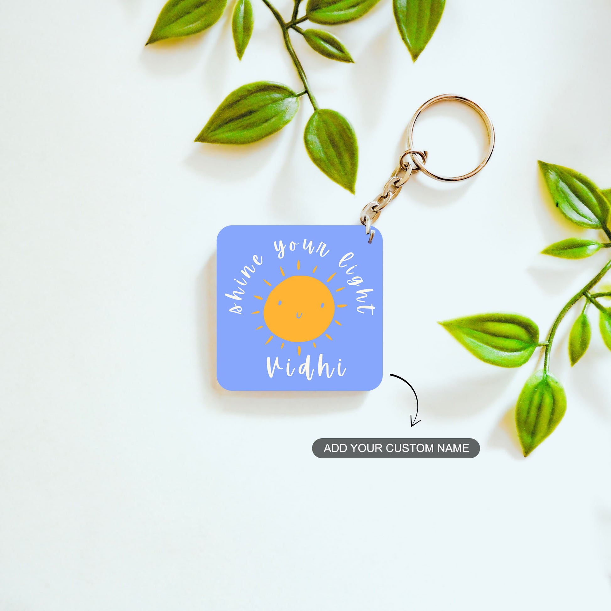Shine Your Light – Custom Acrylic Keychain