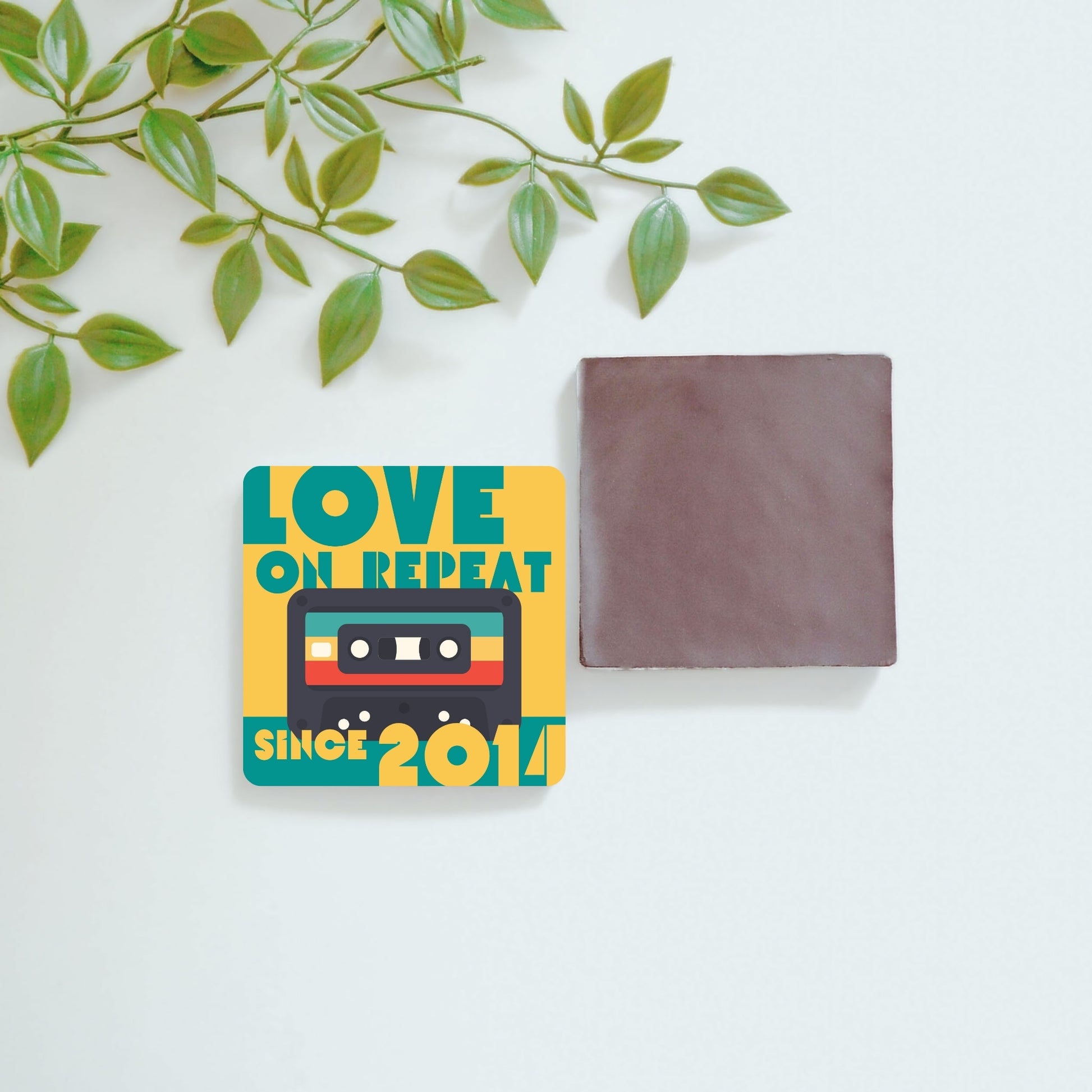 Love on Repeat - Custom Fridge Magnet