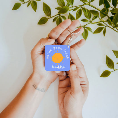Shine Your Light – Custom Acrylic Keychain