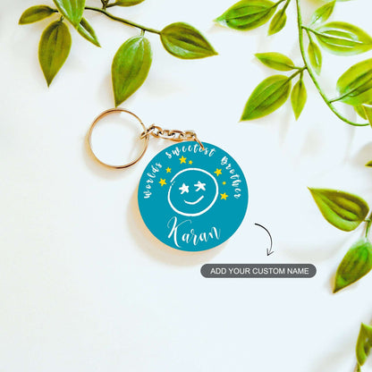 World's Sweetest Brother – Custom Acrylic Keychain