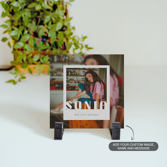 Timeless Polaroid – Custom Ceramic Tile
