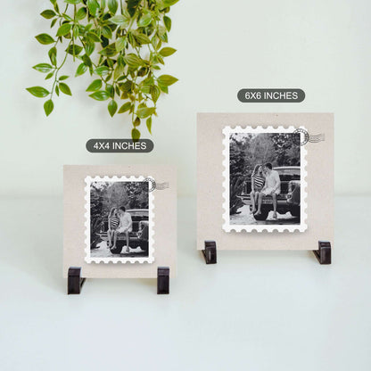 Stamped in Time – Custom Photo Ceramic Tile