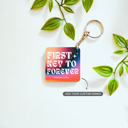 First Key – Custom Acrylic Keychain