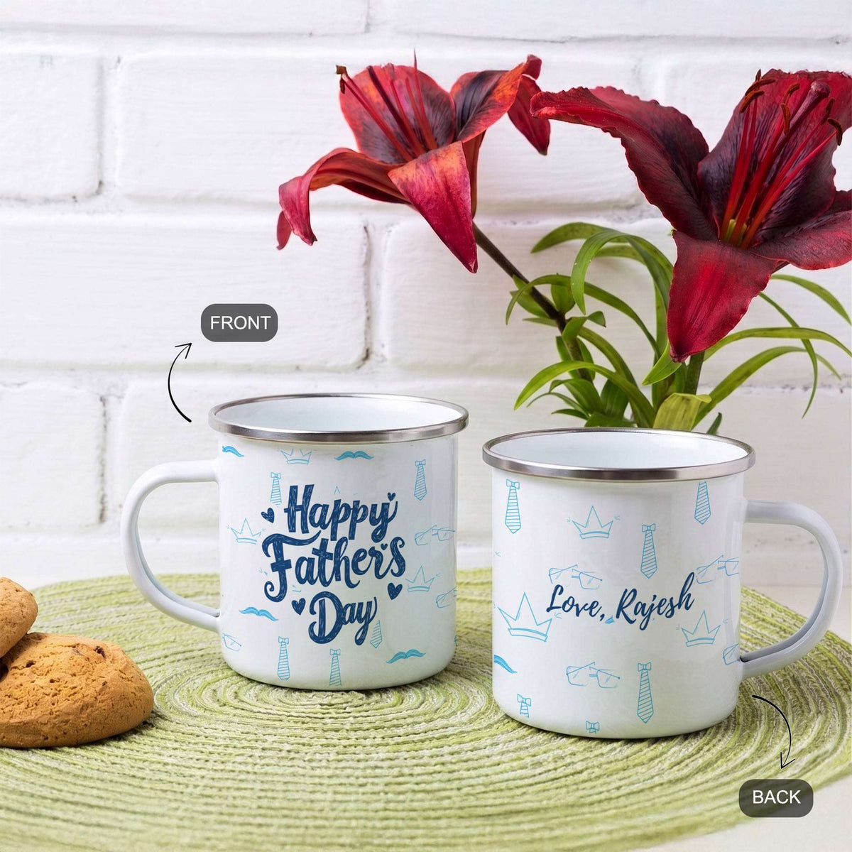 Happy Father's Day - Custom Steel Mug