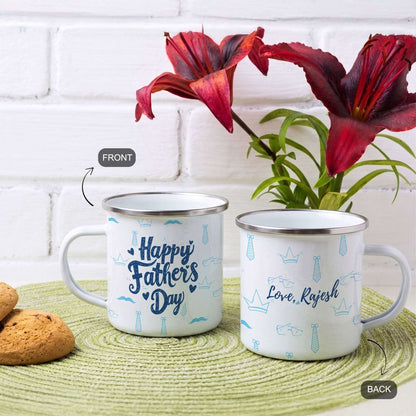 Happy Father's Day - Custom Steel Mug