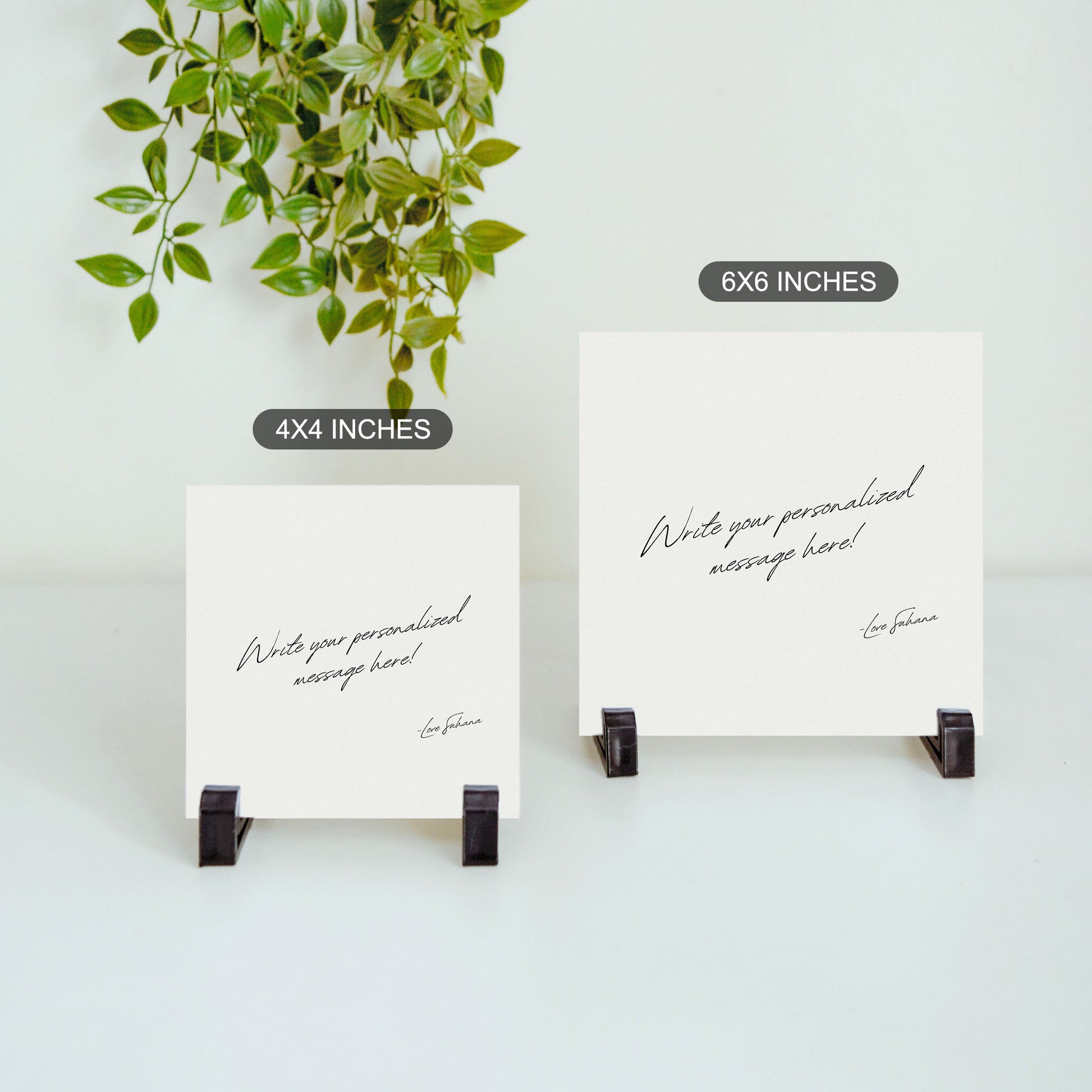 A Message to Hold  – Custom Ceramic Tile