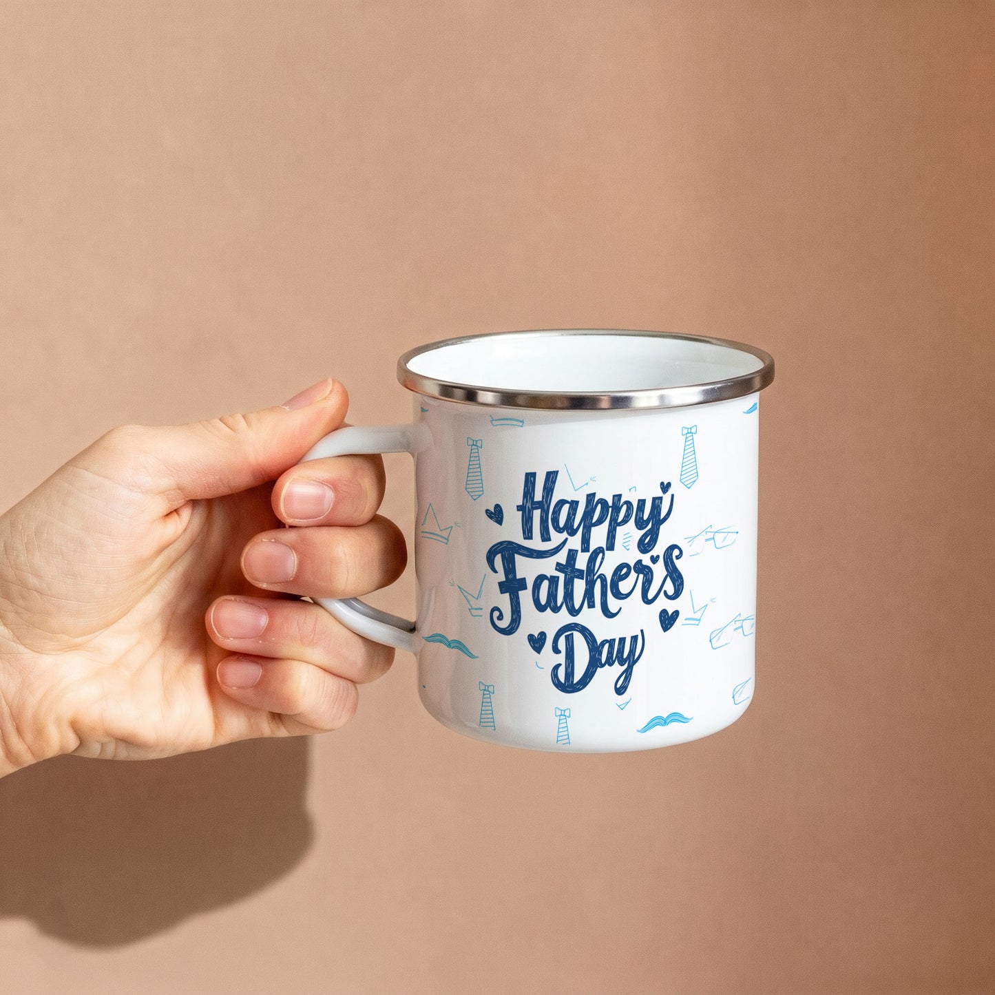 Happy Father's Day - Custom Steel Mug
