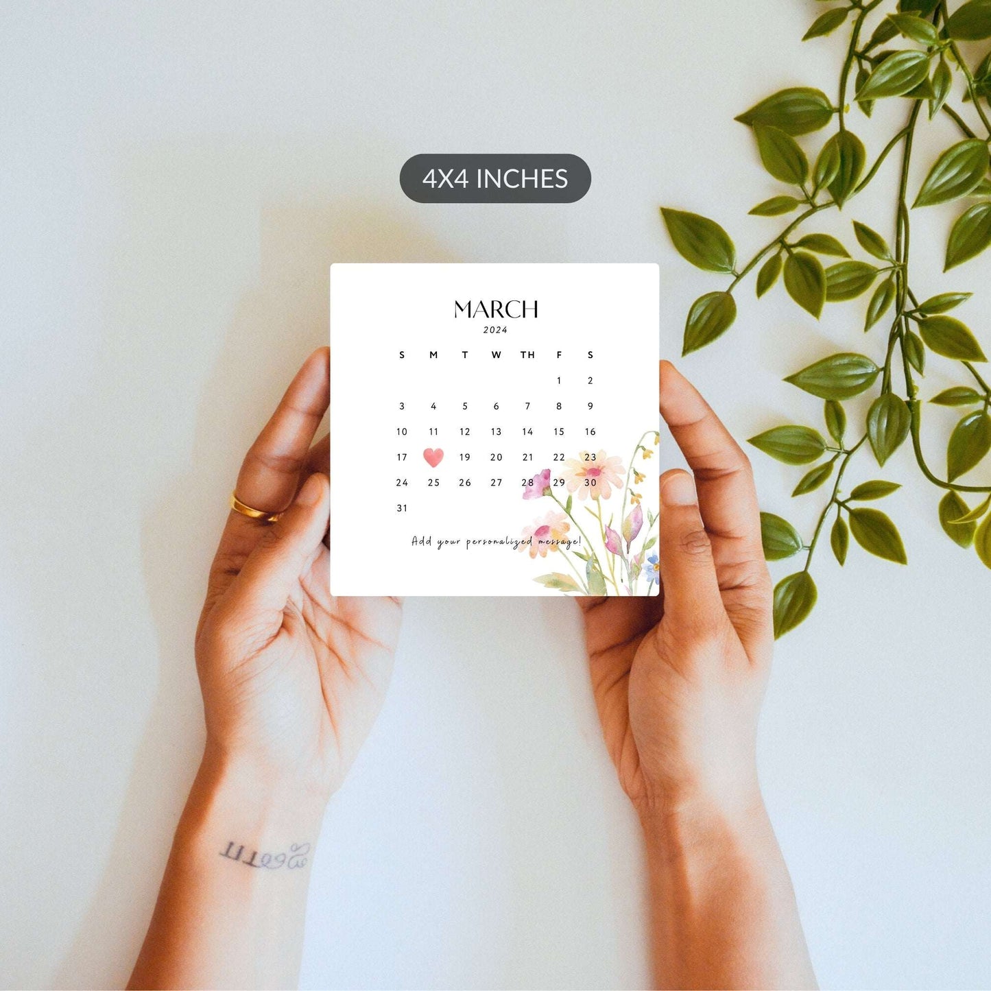 Days That Matter – Custom Calendar Ceramic Tile
