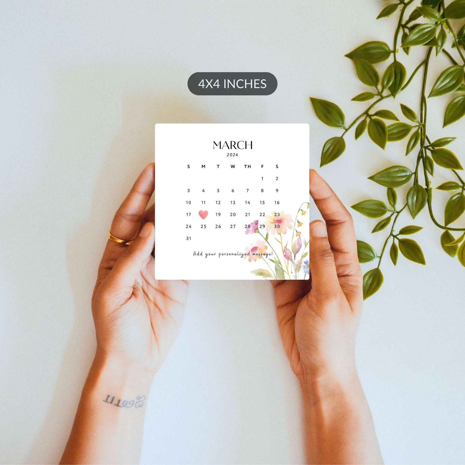 Days That Matter – Custom Calendar Ceramic Tile
