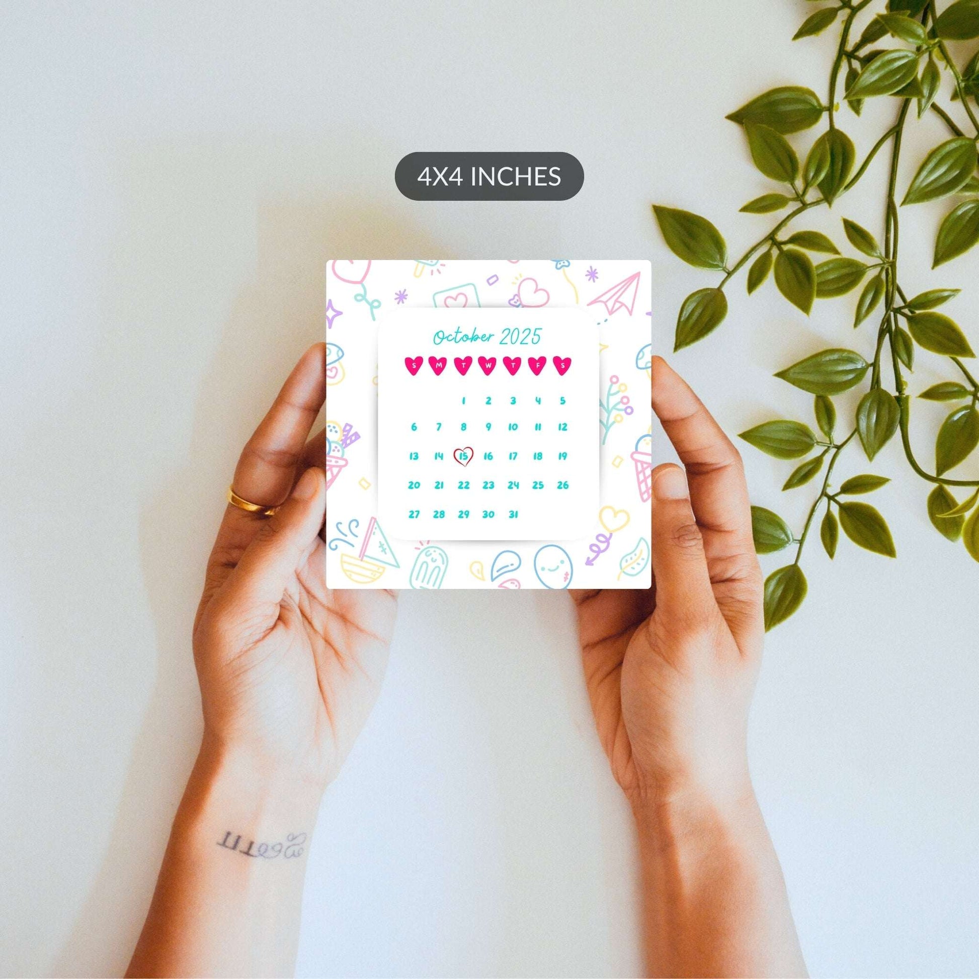 Sweet Beginnings – Custom Calendar Ceramic Tile