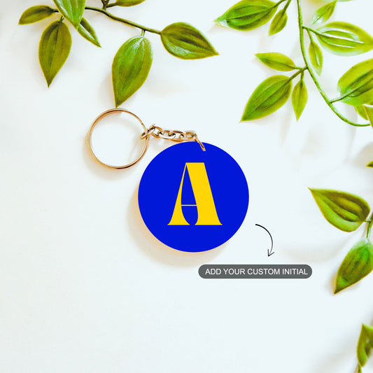 Pop of Personality – Custom Initial Acrylic Keychain