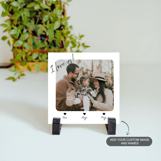 I Love Us – Custom Ceramic Tile