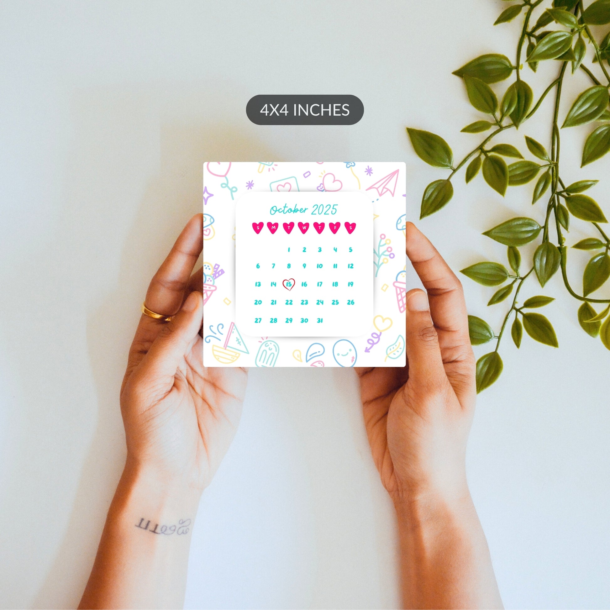 Sweet Beginnings – Custom Calendar Ceramic Tile