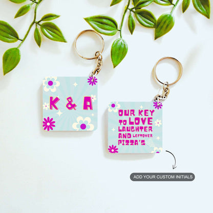 Slice of Love – Custom Acrylic Keychain Bundle (Set of 2)