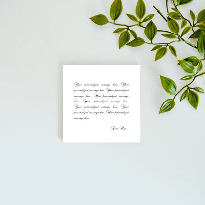 Personalized Message - Custom Ceramic Tile