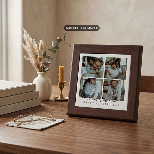 Forever My Safe Place - Custom Framed Ceramic Tile
