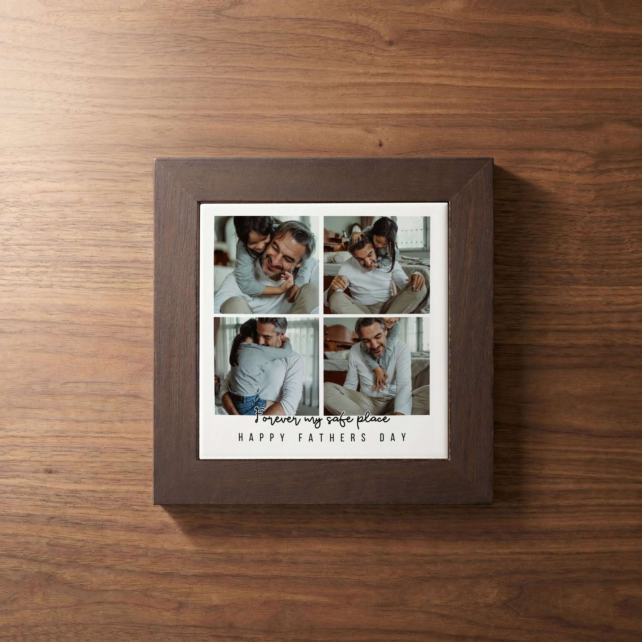 Forever My Safe Place - Custom Framed Ceramic Tile