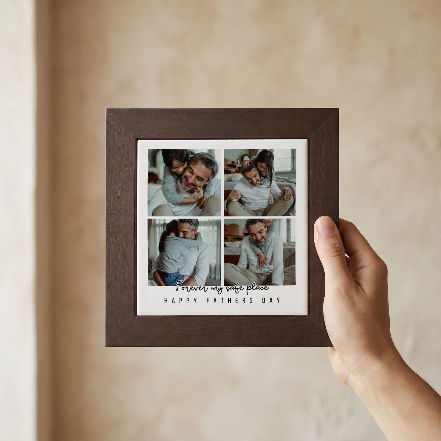 Forever My Safe Place - Custom Framed Ceramic Tile