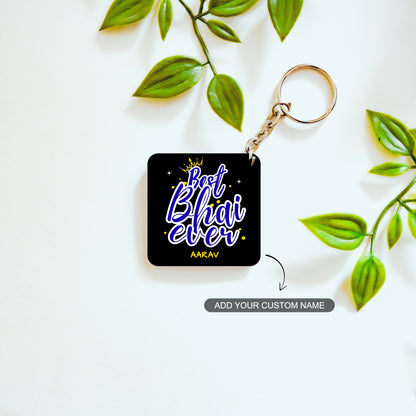 Best Bhai & Behan – Custom Acrylic Keychain Bundle (Set of 2)